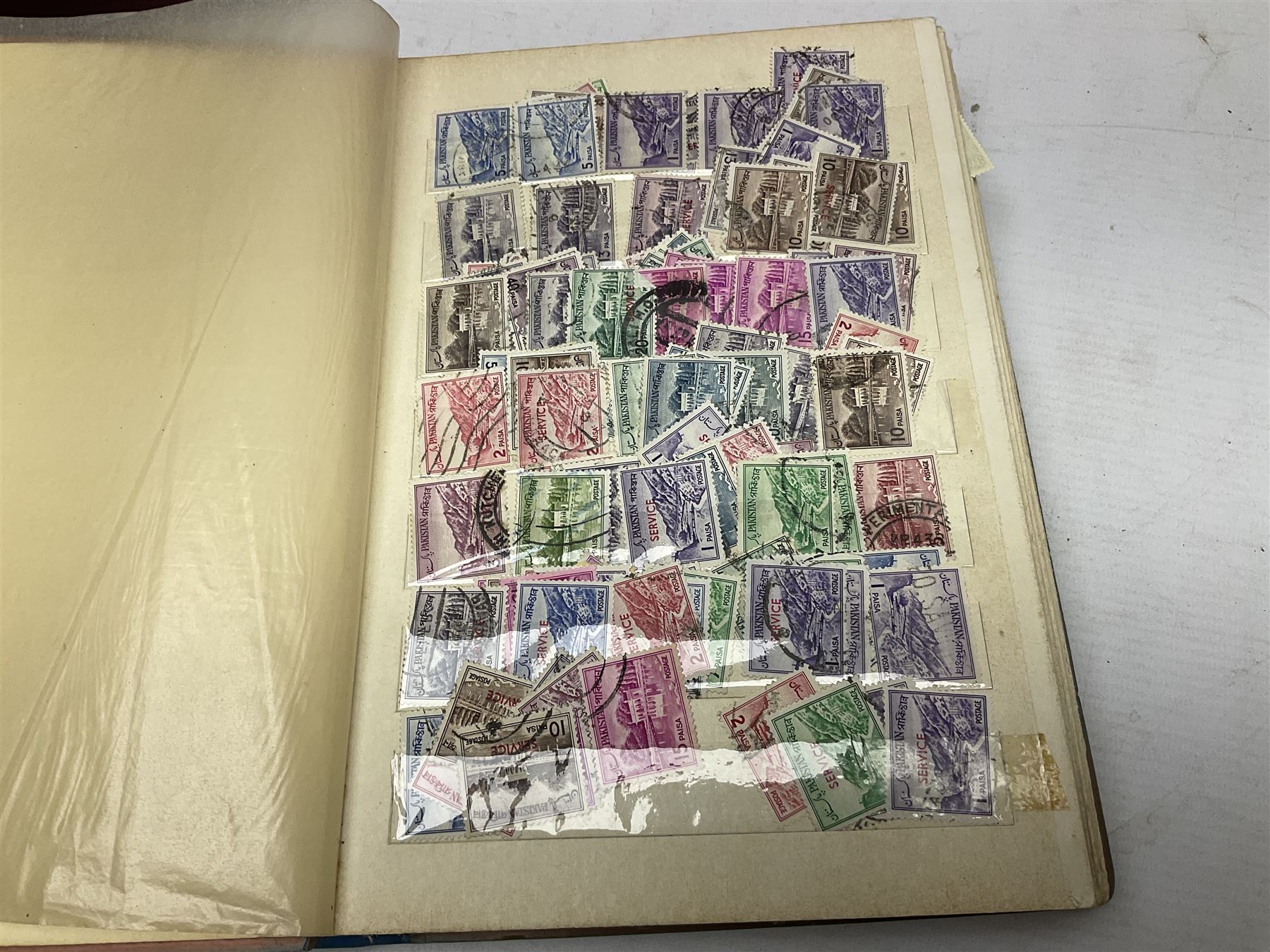 Various Royal Mail PHQ cards, first day covers, World stamps including Poland, Uruguay, Pakistan etc, housed in sixteen albums / folders, in one box