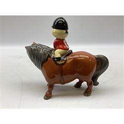 John Beswick 'Learner Rider' figure by Norman Thelwell