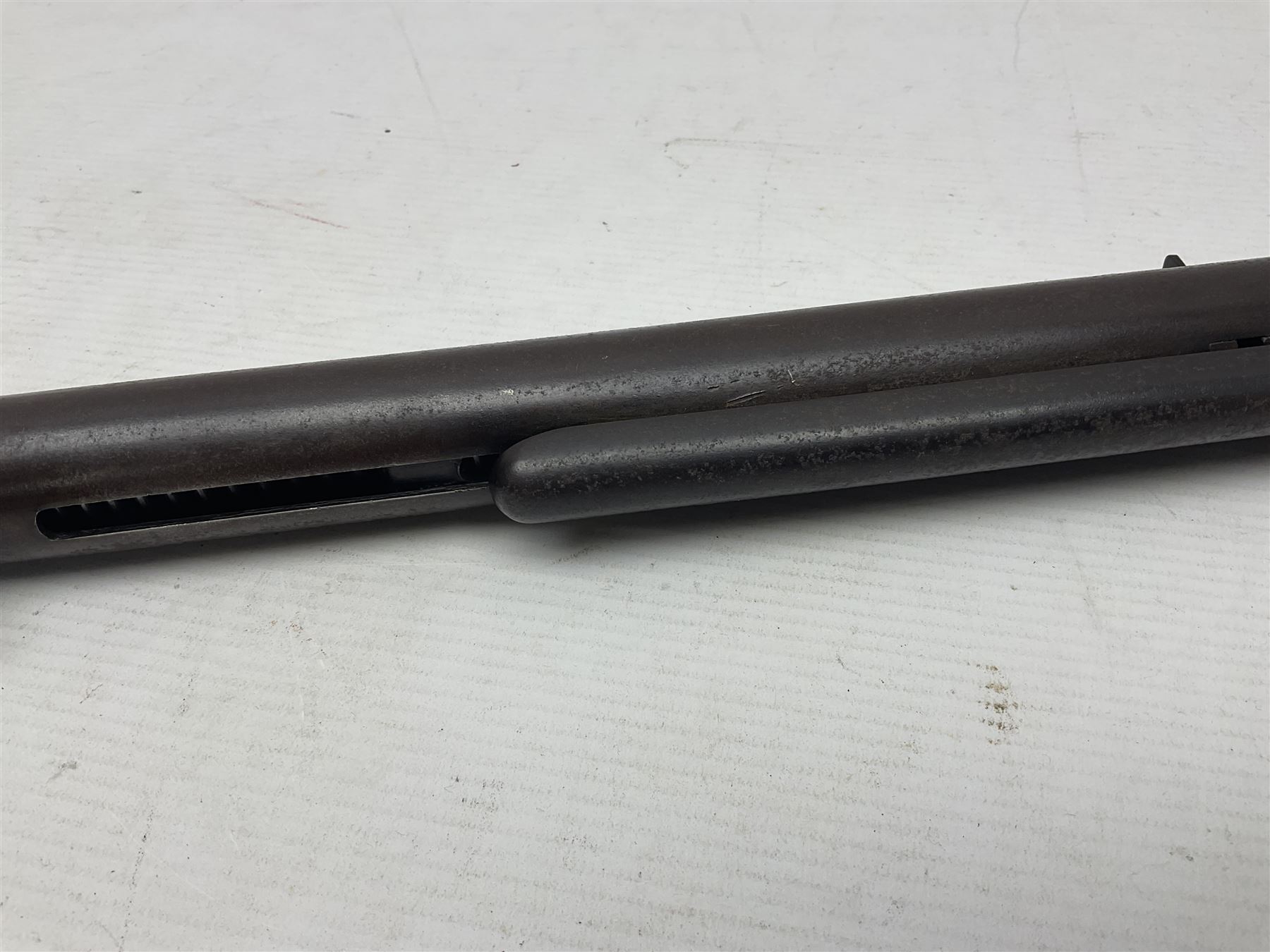 Early 20th  century Diana .177 air rifle with break-barrel action and adjustable trigger, no visible number, L108cm overall  NB: AGE RESTRICTIONS APPLY TO THE PURCHASE OF AIR WEAPONS.