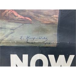 Edith M Kemp-Welch (British 1870-1941): 'Remember Scarborough! Enlist Now', rare original Parliamentary Recruiting Committee poster No. 41, circa 1915, printed by David Allen 149 x 98cm