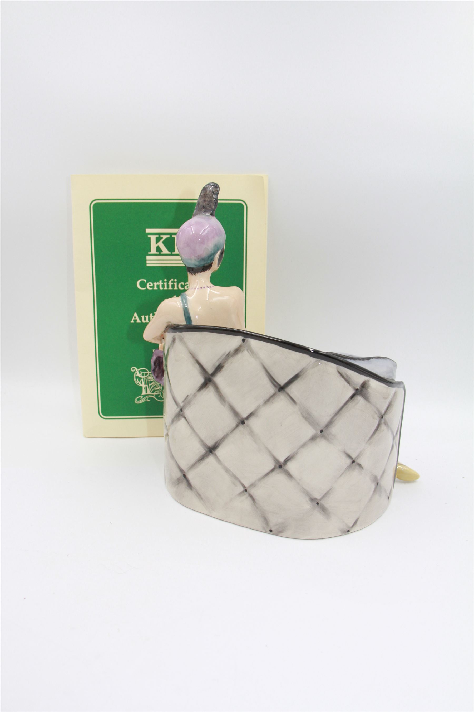 Kevin Francis Peggy Davies limited edition figure 'La Femme Fatal', designed by Victoria Bourne and modelled by Andy Moss, H21cm, with original box and certificate