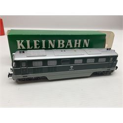 Kleinbahn HO gauge - three locomotives 2062 Diesel-Verschublokomotive; OBB 1041 Elektrische Universallokomotive; all  boxed (3)