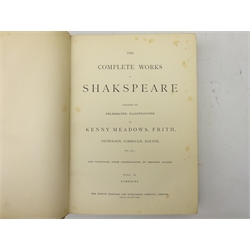  The Complete Works of Shakespeare containing illustrations, 'Shakspeare's Works', in three volumes, 'Tragedies', 'Comedies' and 'Histories' (3)    
