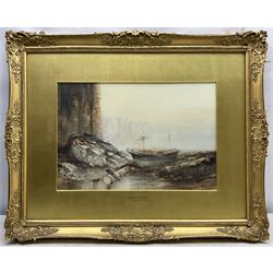 Henry Barlow Carter (British 1804-1868): Wreck off Flamborough Head, watercolour with scratching out signed and dated 1847, 30cm x 44cm 
Provenance: from The Bell Hotel, Driffield; purchased Dee Atkinson & Harrison 14th September 2007 Lot 506