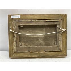 Alfred Henry Vickers (British 1853-1919): Village Street Scenes, pair oils indistinctly signed and dated '09, one indistinctly titled 19cm x 29cm (2) 
Notes: Previously Lot 142 Autumn Art 2021