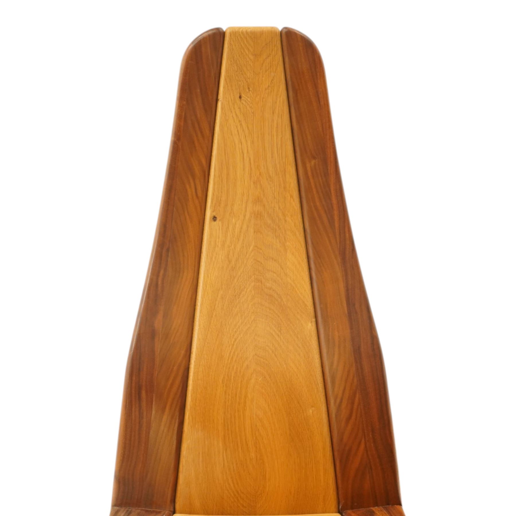 Peter Cummings - Magma oak chair, with shaped back and seat, signed by the maker dated 2007, designed by Peter Cummings of Reeth, near Richmond