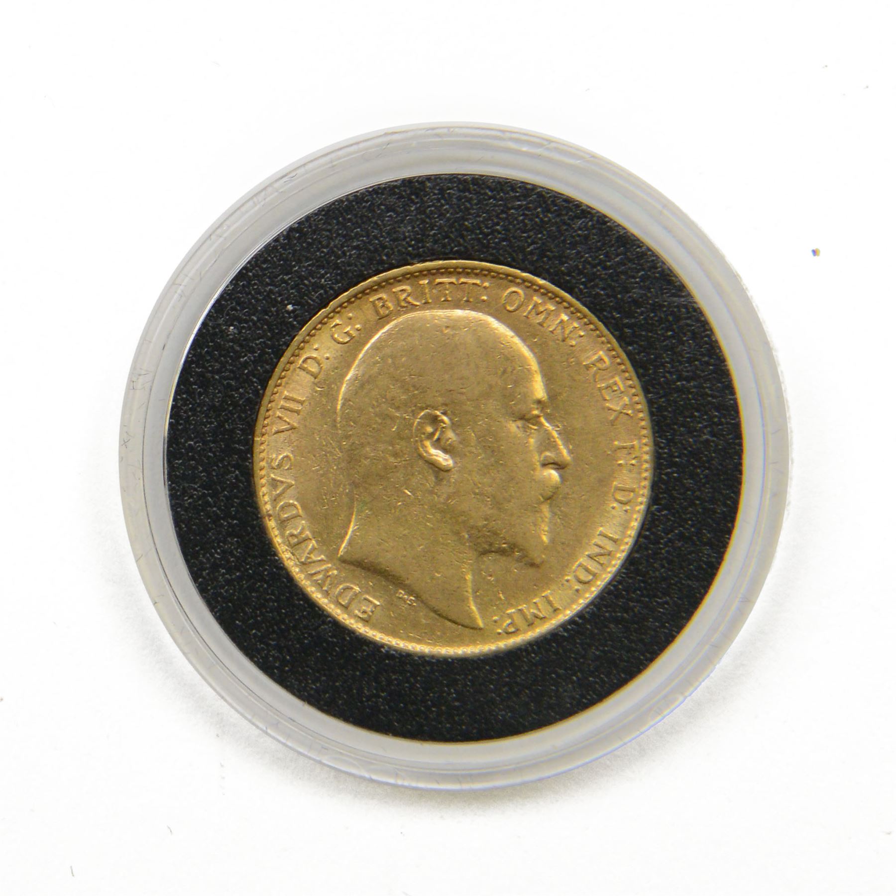 King Edward VII 1907 gold full sovereign coin