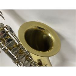 Lafleur by Boosey & Hawkes student tenor saxophone in fitted case with accessories, built in Czechoslovakia
 