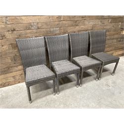 Rattan House - sixteen rattan garden chairs