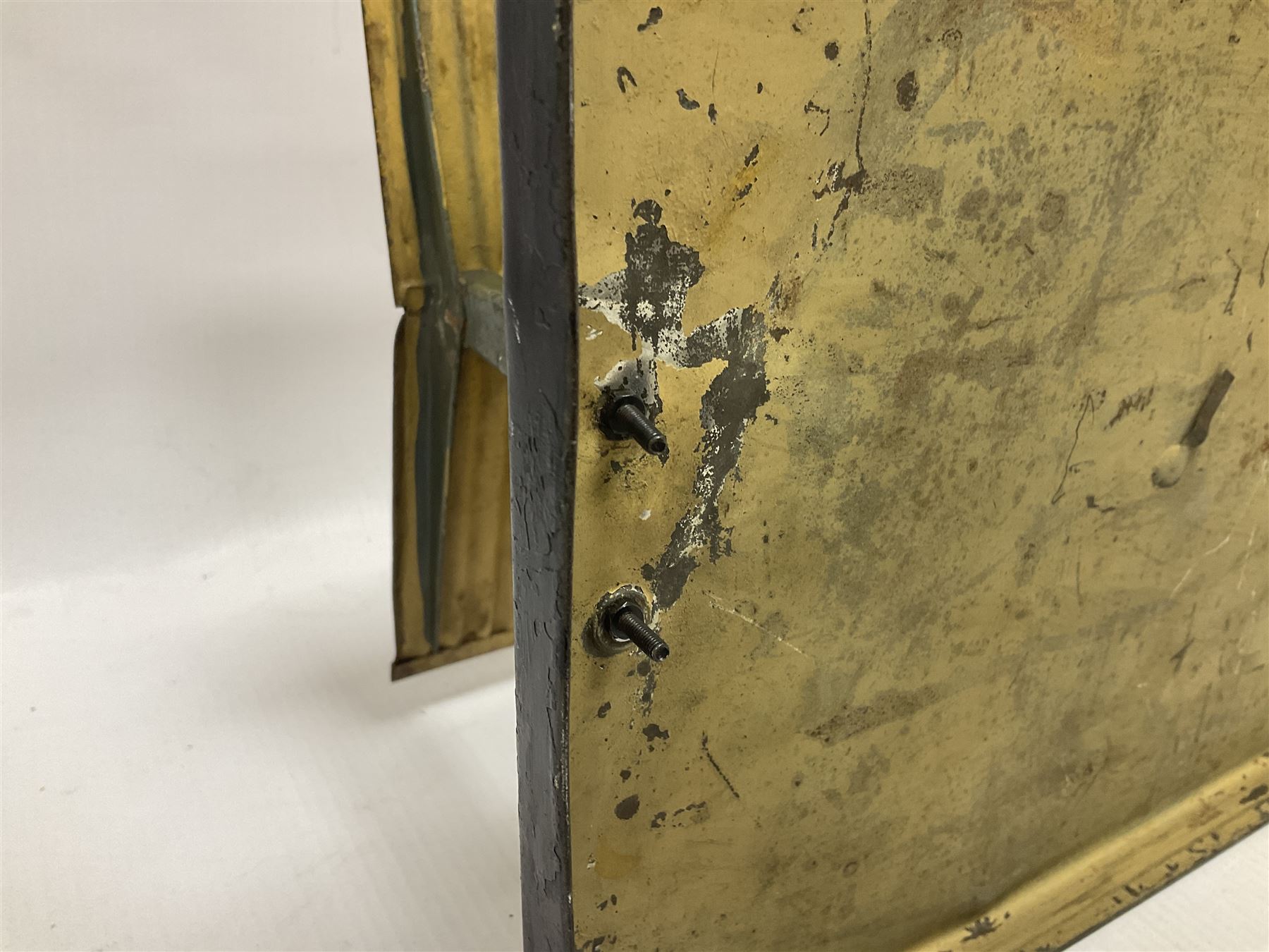 Märklin/Bing - c1930s tin-plate railway station in the style of a WW2 German station for ‘0’ gauge 