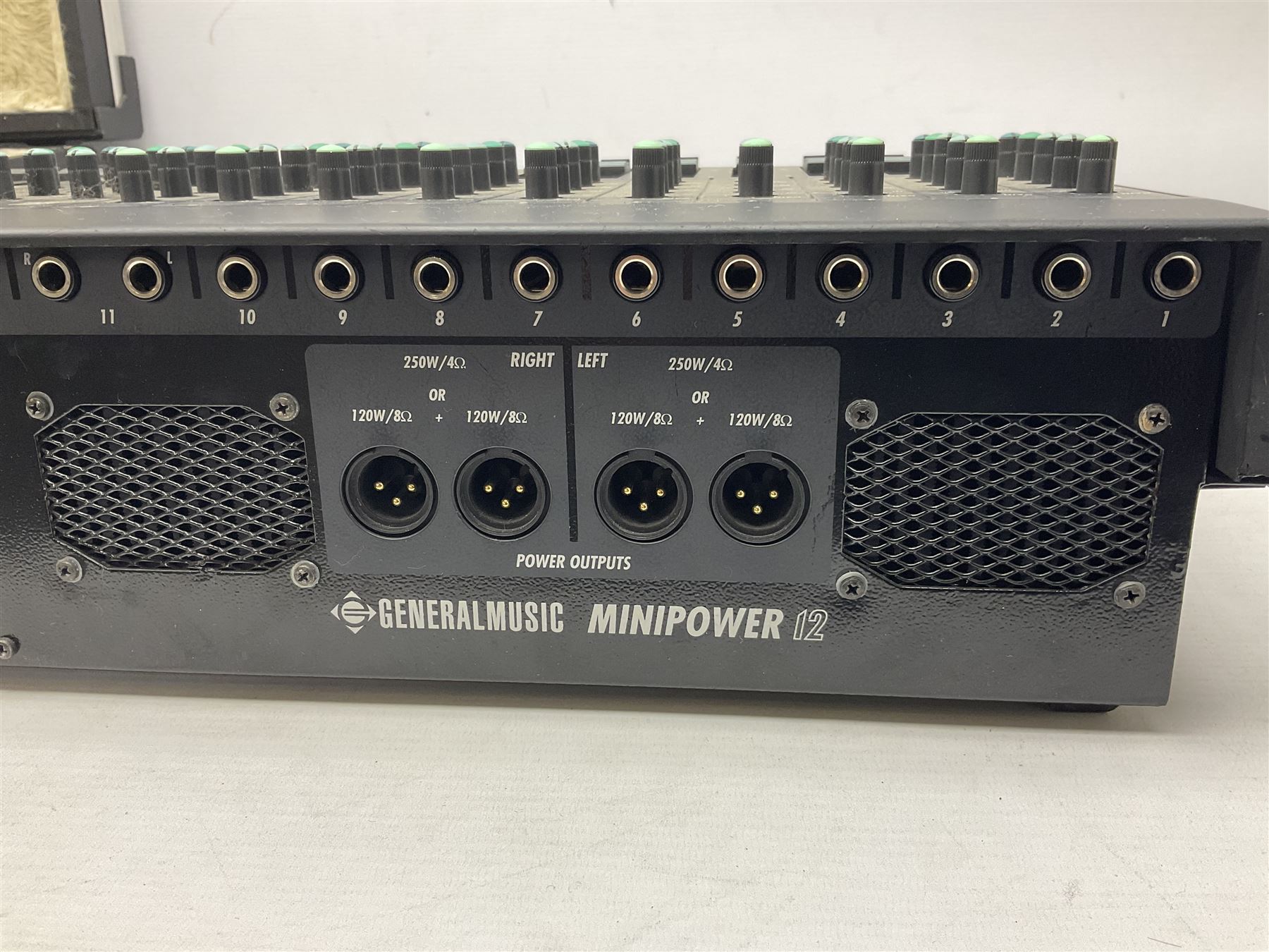 General Music Minipower 12 Digital Signal Processor, serial no.378G940061, L46cm; in fur-lined flight type case with lead