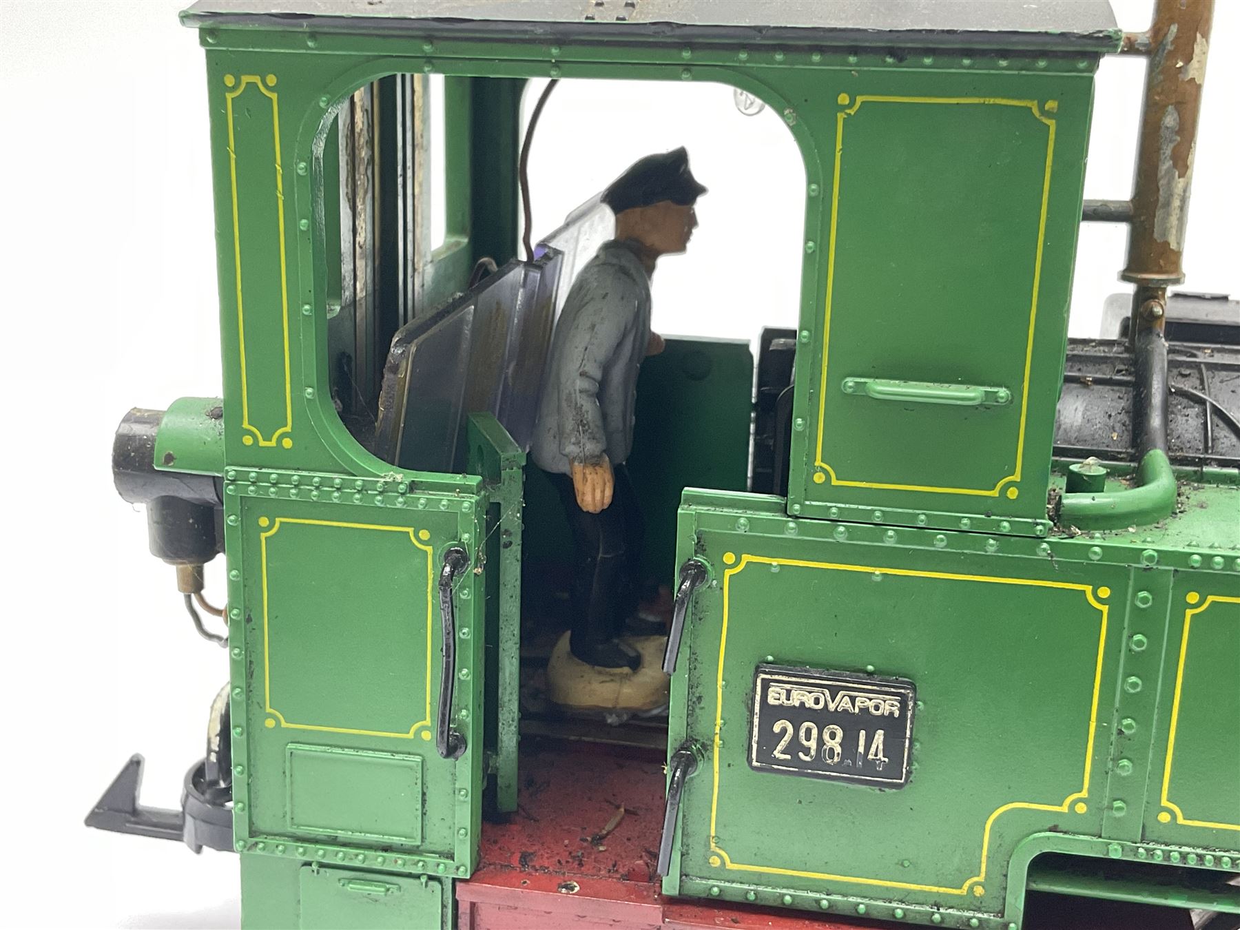 LGB (Lehmann Gross Bahn) G scale, gauge 1 0-6-2 tank locomotive in green and black livery, numbered 298.14 to cab, unboxed