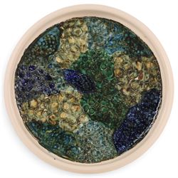 Tony Morris (British 1942-2018) for Poole Pottery: Studio pottery bowl of shallow circular...