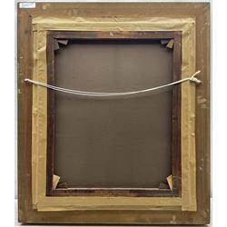 Henry John Yeend King (British 1855-1924): Young Lady Feeding Ducks, oil on canvas signed 60cm x 50cm 
Provenance: private collection, purchased James Alder Fine Art, Hexham