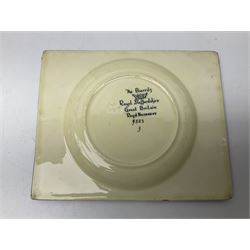 Vanity Fair Spy print, a Tory, together with six Royal Staffordshire the Biarritz side plates, and a collection of posters and ephemera 