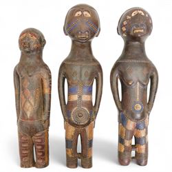 Family group of three terracotta Kouyou figures, Democratic Republic of the Congo represe...