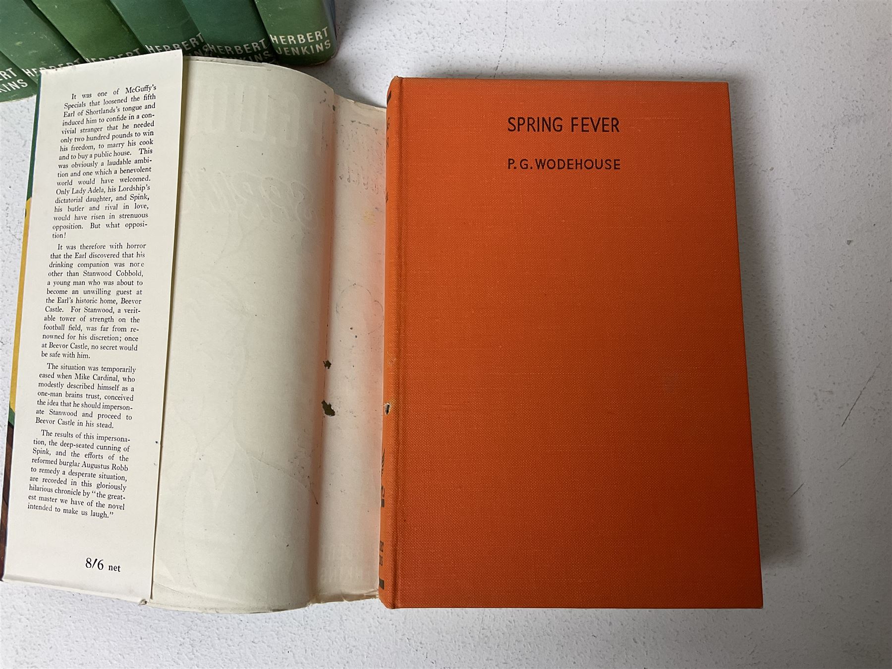 Seven P G Wodehouse; Spring Fever, first edition books