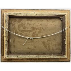 Scottish School (Early 20th century): Country Cottages with Hens and Children, oil on canvas indistinctly signed 39cm x 55cm