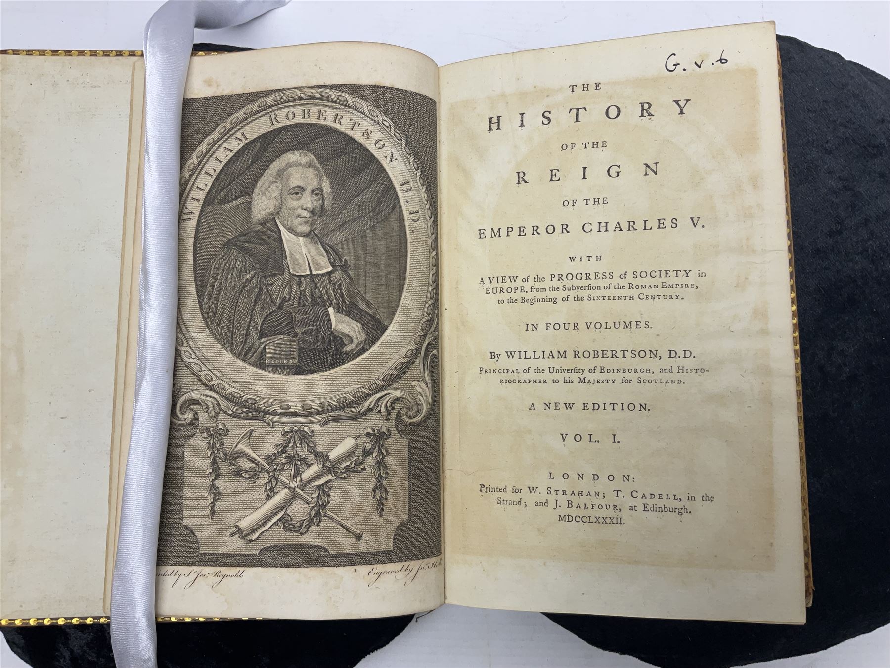William Robertson; The History of the Reign of the Emperor Charles V, in four volumes, W.S Strahan 1955