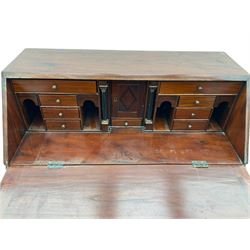 Georgian style mahogany bureau