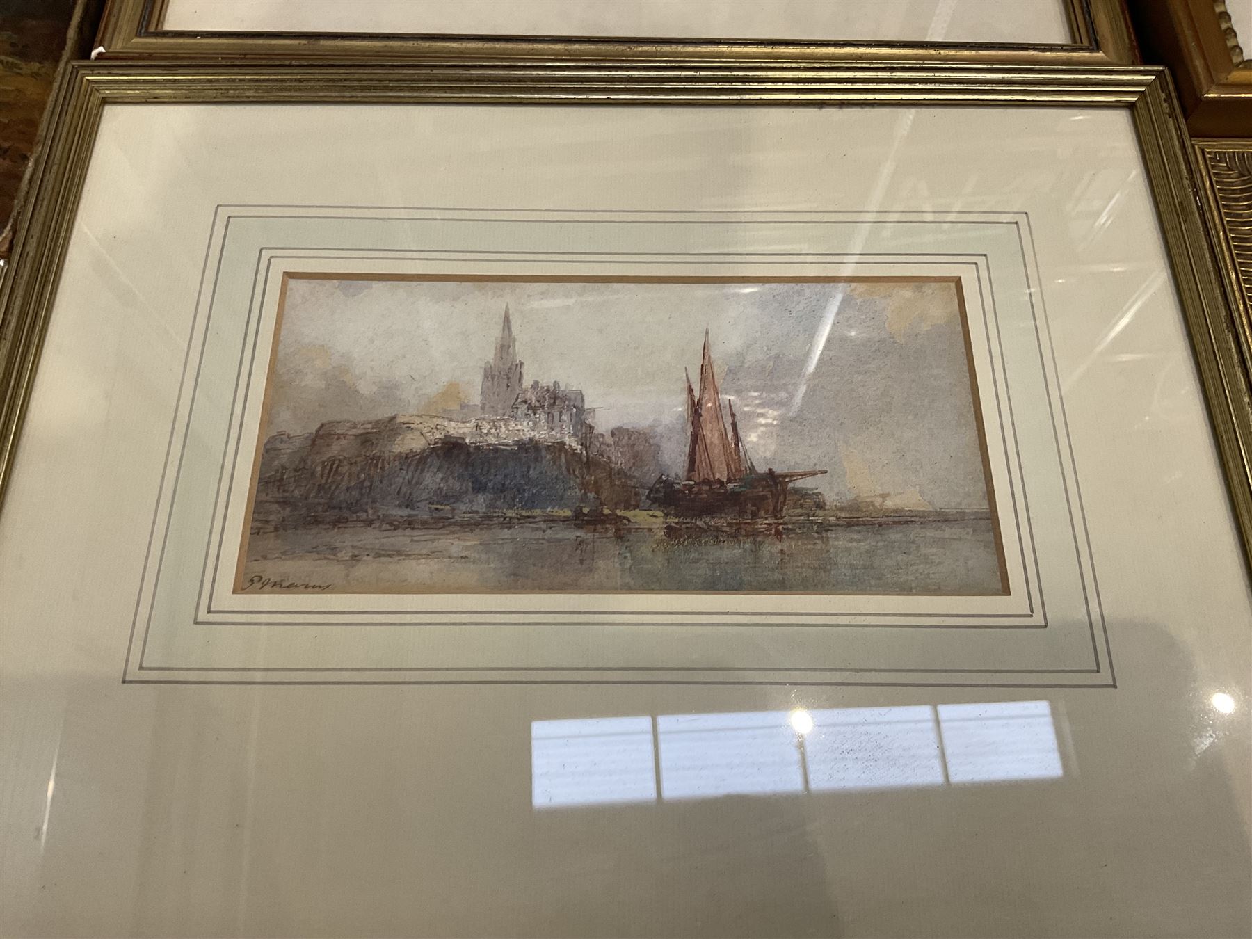 Collection of oil paintings and watercolours, artists including Geoffrey H Poole, Thomas Monro, Paul Marny, Robert Clarkson of Scarborough, classical watercolour, etc (16)
