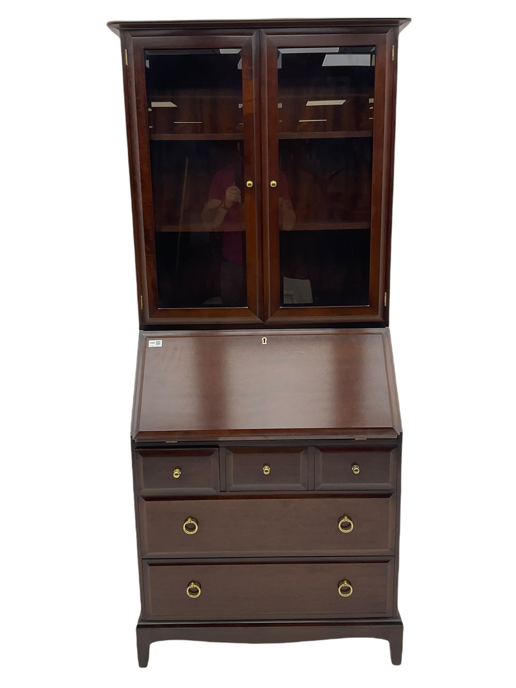Stag Minstrel mahogany bureau bookcase The Furnishings Sale