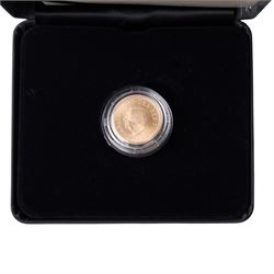 The Royal Mint United Kingdom 2023 'The 75th Birthday of His Majesty King Charles III Celebration' gold brilliant uncirculated full sovereign coin, struck on the day, from an edition of 750, cased and boxed with certificate