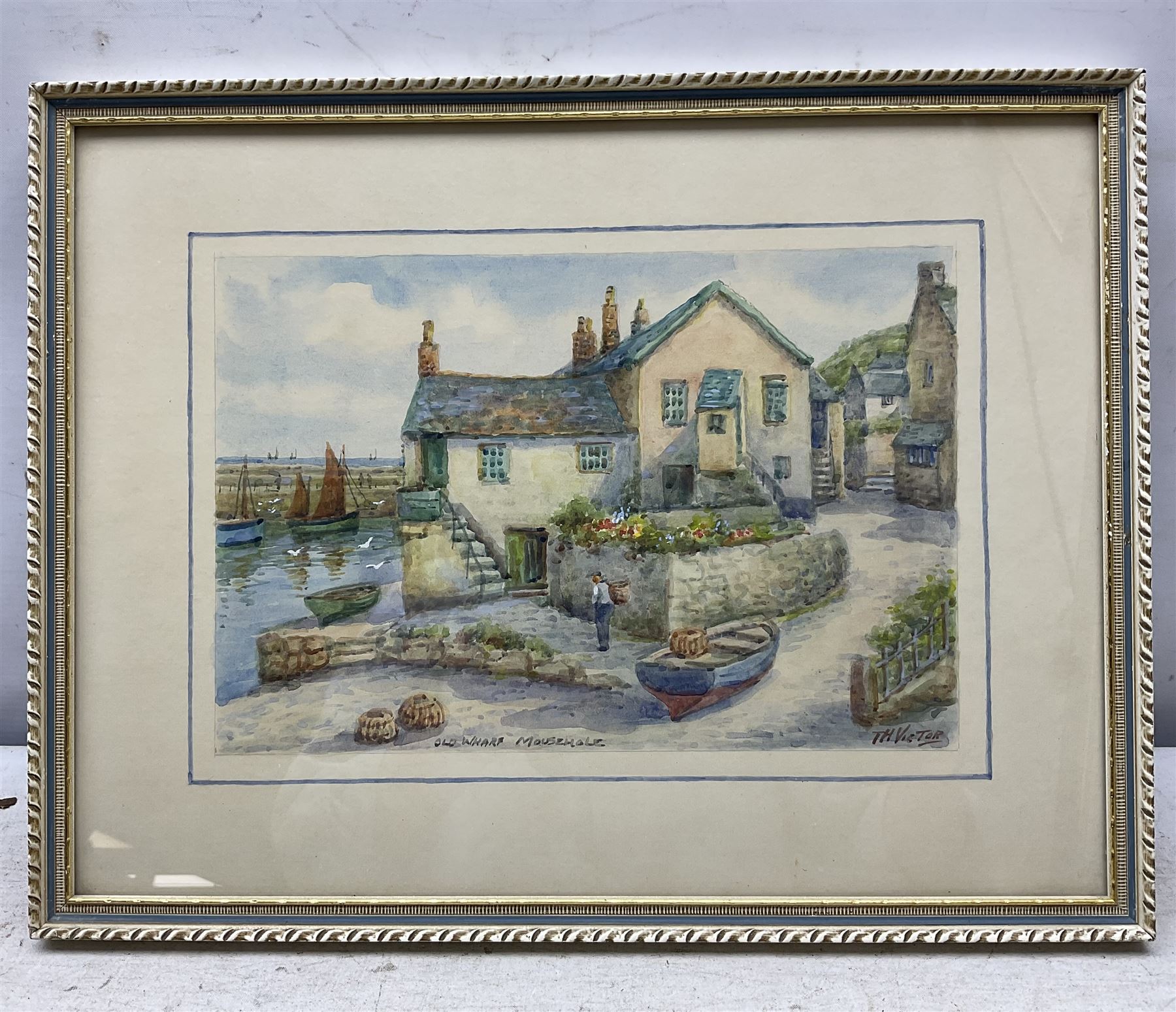 Thomas Herbert Victor (British 1894-1980): 'Mousehole', set of three watercolours signed and individually titled 18cm x 26cm (3)