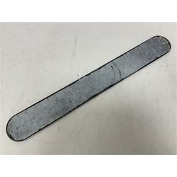 Cast iron street sign, 'Coronation Street', L62cm