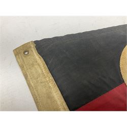 Replica WW2 German SA/NSKK pennant in black, red and white L42cm