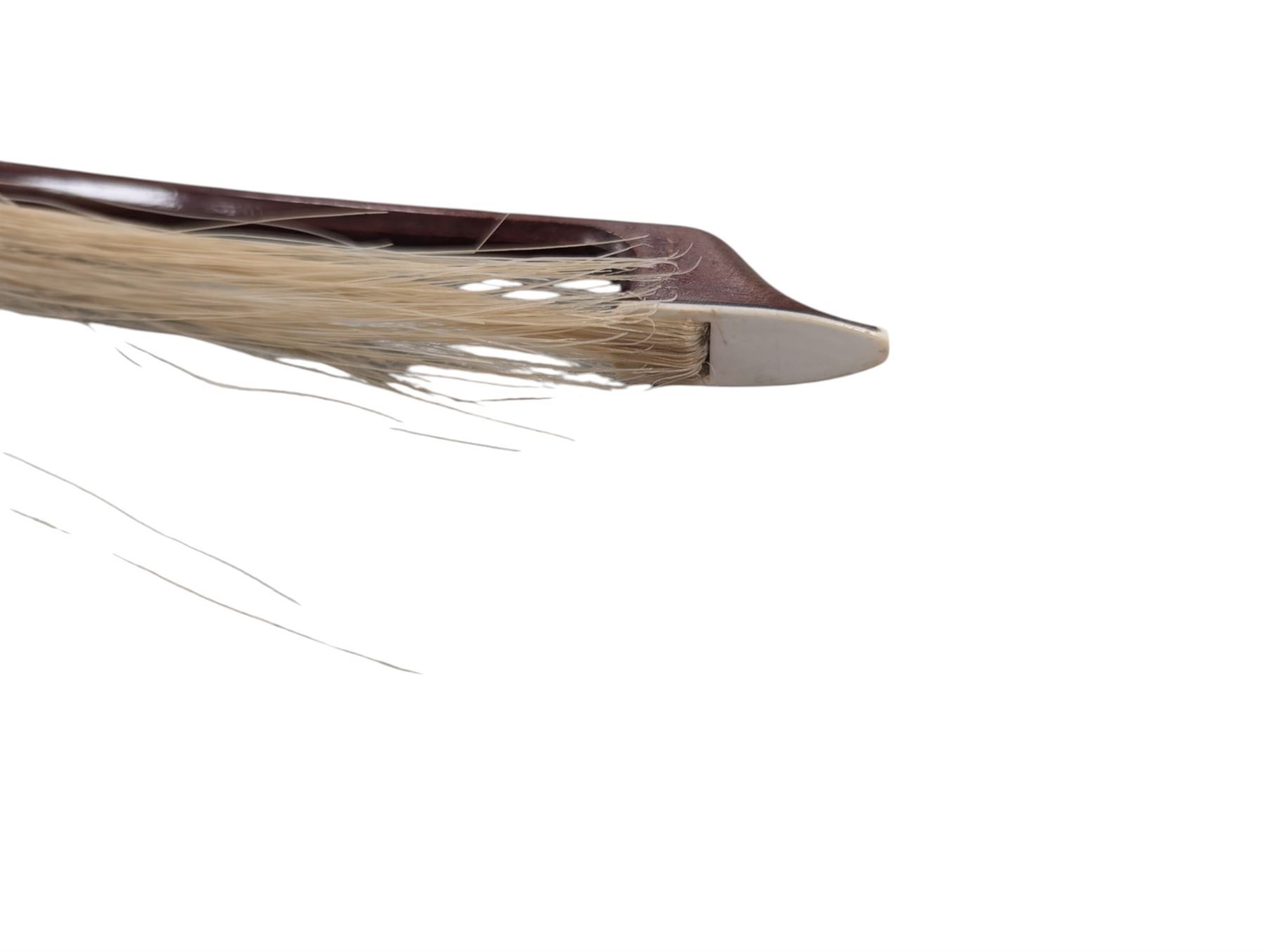 Early 19th century English cello by Samuel Gilkes of London, circa 1820, with two piece back and pine table finished in a golden brown varnish, certificate of authenticity from D.R Hill & Son, Buckinghamshire, numbered H494 in their records, in Hiscox hard case, with two horse hair cello bows, the first an English example stamped Ferranda Millars Liverpool, the second a German example stamped R. Paesold, both with ebonised mother of pearl/abalone frogs and ivory tip plates
This item has been registered for sale under Section 10 of the APHA Ivory Act