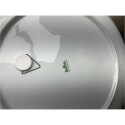 Bjørn Wiinblad for Rosenthal 'Sommer Traum' charger, together with Heinrich & Co plate, pewter cups and other items 