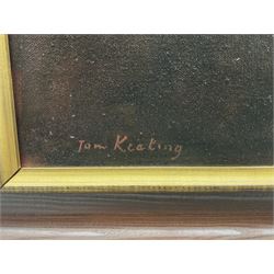 Tom Keating (British 1917-1984): Self Portrait as Rembrandt, oil on canvas signed 49cm x 39cm