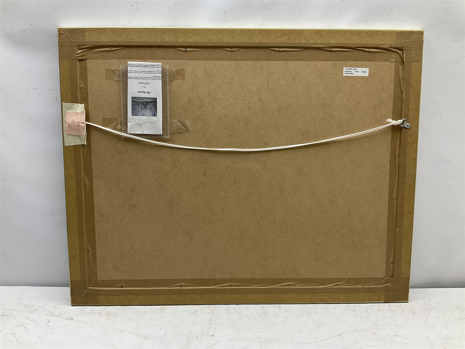 John Freeman (British 1942-): 'The Rescue' - the launch of the Whitby Lifeboat the Robert Whitworth at Robin Hoods Bay Jan. 1881,  limited edition colour print signed and numbered 18/850, 37cm x 54cm