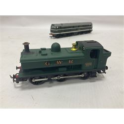 Various Makers ‘00’ gauge - eight locomotives to include G&R Wrenn Class N2 0-6-2T no.2385 in LMS black and Standard Tank Class 2-6-4 no.2679 in LMS crimson; Class 5 4-6-0 no.5112 in black livery; Mainline Railways Class 45 D49 ‘The Manchester Regiment’ in BR green; Airfix Class 31 D5531 in BR green; three further models (8)