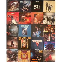 Classic Rock / Rock / Metal LP's: ACDC - Highway to Hell & If You Want Blood, Fleetwood Mac Live & Rumours, Jimi Hendrix in the West, Isle of Wight, The Cry of Love, Thin Lizzy - Renegade, Black Rose, Live, Bad Reputation & Johnny the Fox, Ozzy Osborne - Diary of a Madman, Van Halen, Meat Loaf etc (20)