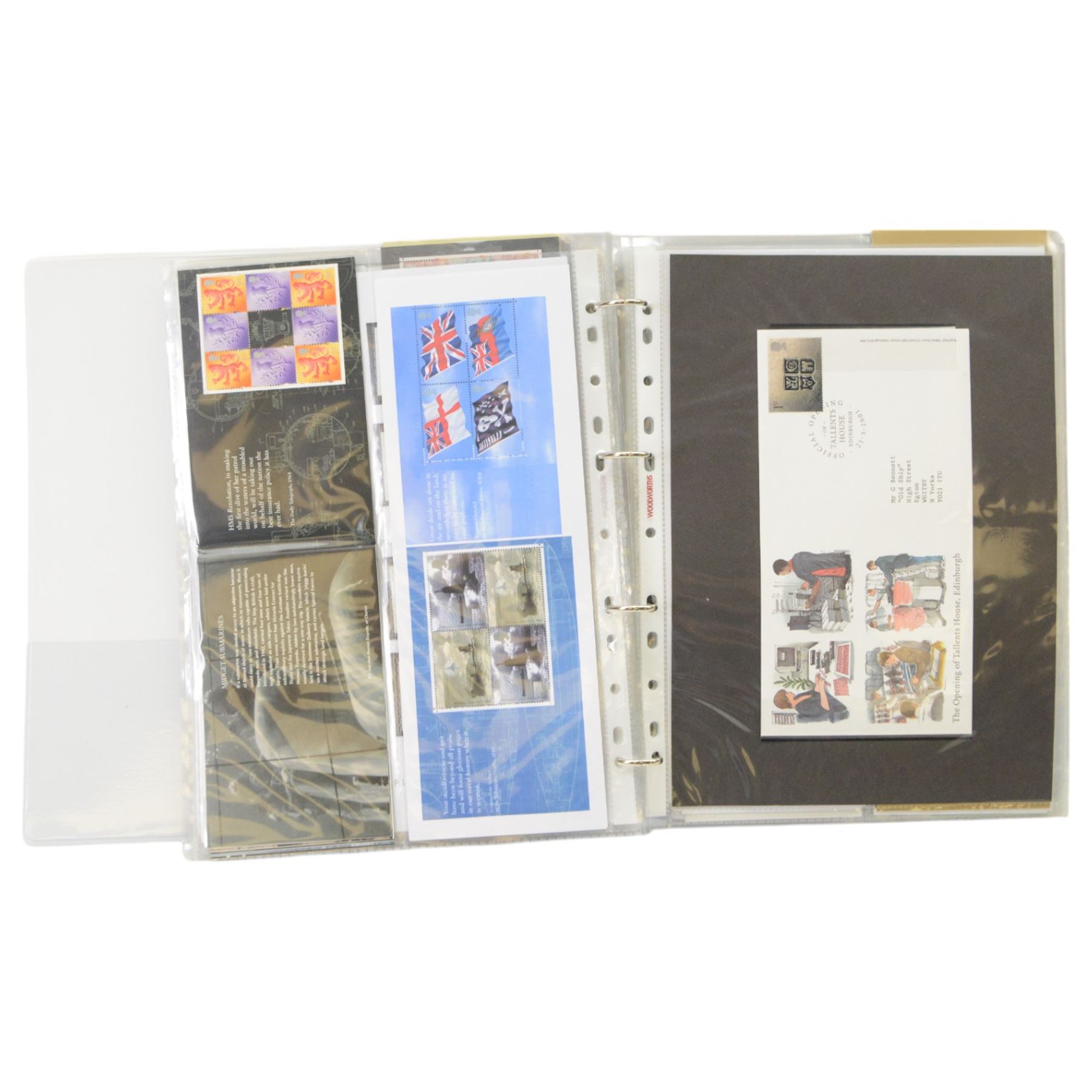 Queen Elizabeth II mint decimal stamps, mostly in presentation packs, face value of usable postage approximately 300 GBP