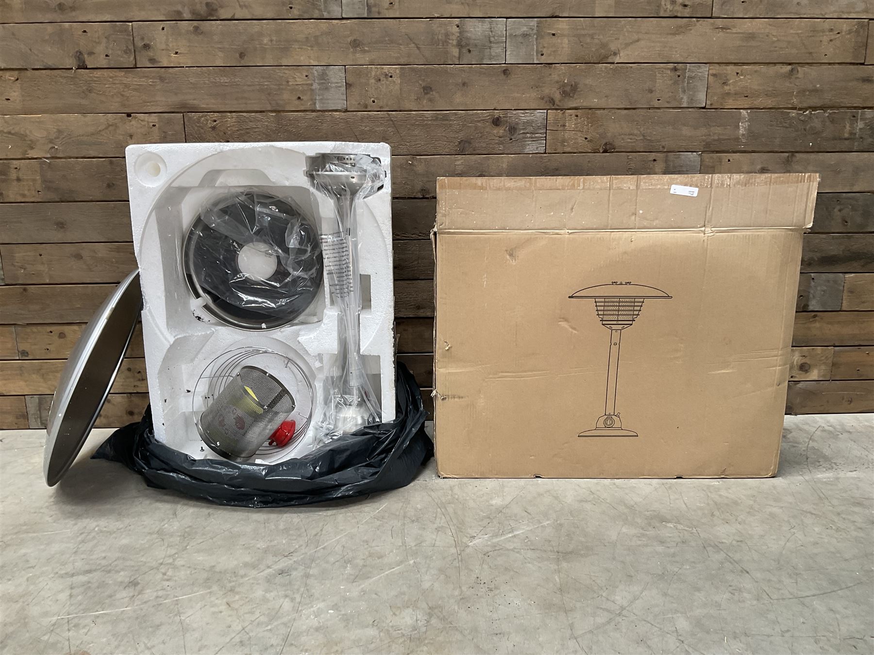 Two Firefly table top patio heaters