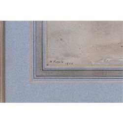 Herbert F Royle (British 1870-1958): Scottish Loch, watercolour signed and dated 1926, 32cm x 42cm 