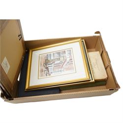 Munroe, David Hoadley - 'The Grand National 1839-1931' first edition 1951, 'The Benson and Hedges Book of Racing Colours', bound volumes of The British Racehorse magazine 1950 and four coloured prints