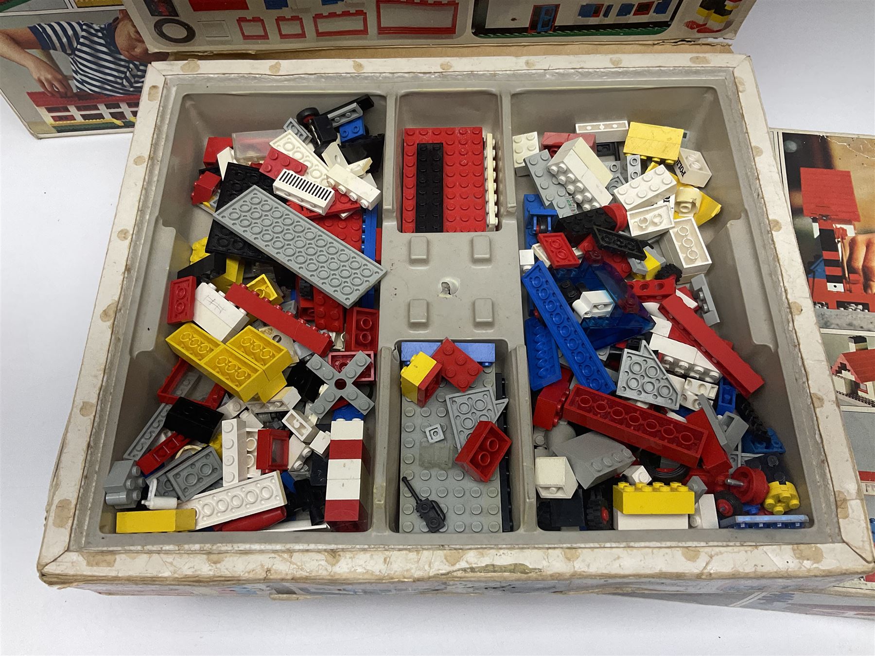Lego - six 1960s/70s boxes for set Nos.5,40, 050, 066, 070 and 544; well stocked with assorted pieces (6)