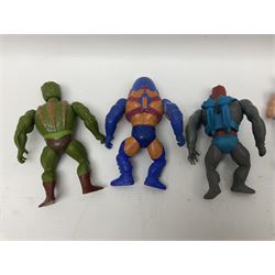 Collection of 80s-00s collectable figures from Lord of the Rings, Masters of the Universe, Thunderbirds etc