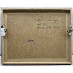 Kane Cunningham (British 1961-): 'Lake - Scampston Hall', watercolour signed with initials and dated '10, titled verso 28cm x 38cm