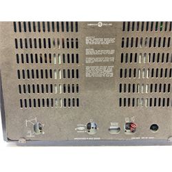 1950s Pye Type PE80 Cambridge International radio, W58cm H43cm D27cm, together with 1952 Pye Type P45 valve radio and 1940s Pye Type 15A radio (3)