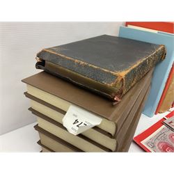 Collection of books, to include four 1920s Great Western Railway publications on Abbeys, Castles and Cathedrals, including three hardback examples, together with The Bible Designed to be Read as Literature, The Register of Edmund Lacy Bishop of Exeter 1420-1455 Vols 1-5, Laura Knight by Janet Dunbar, A Calendar of Cornish Glebe Terriers 1673-1735, The Parliamentary Survey of the Duchy of Cornwall Parts 1 and 2 and two Bradburys Hallmarks books