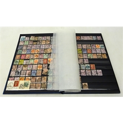  Queen Victoria GB in stockbook including 1d Reds, bantams, jubilee. officials, ID lilacs, covers  
