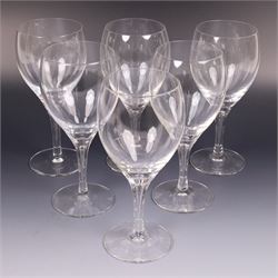 Dartington Crystal Charlotte suite for six, comprising wine, flutes, goblets and water glasses, all with boxes 