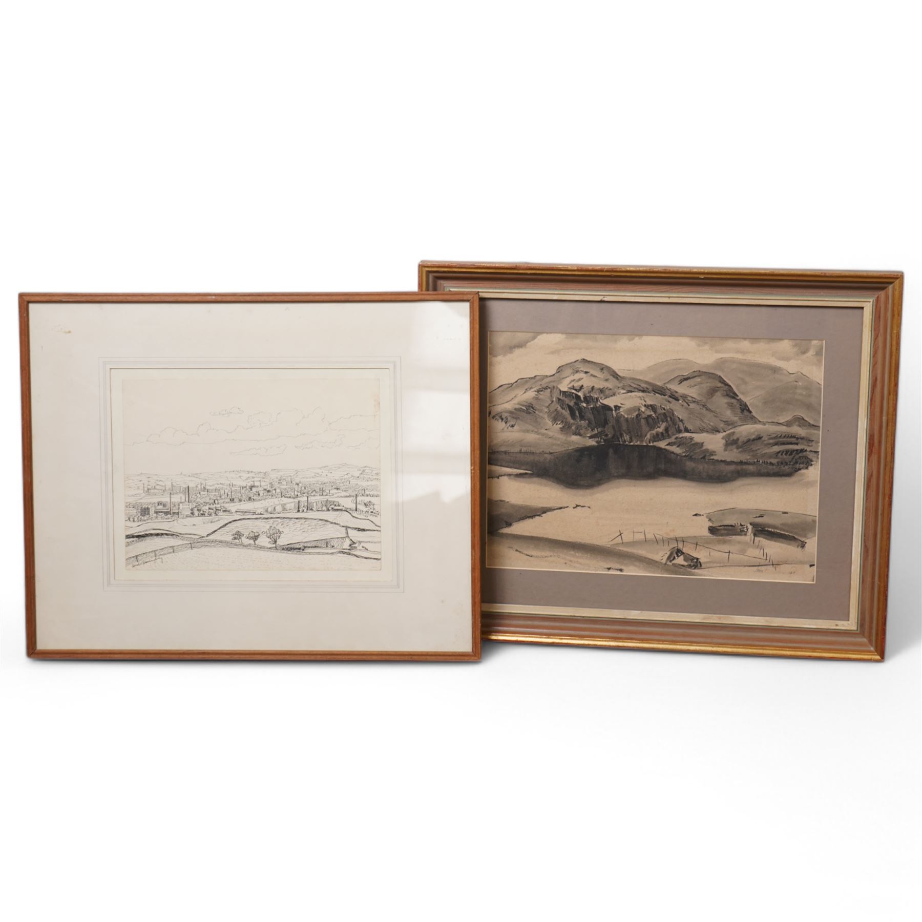 J M Ducker oil painting and quality still life watercolour together with various original watercolours and oils (in one box)