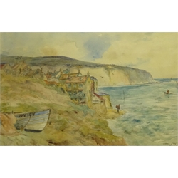  WITHDRAWN - James Ulric Walmsley (British 1860-1954): Robin Hood's Bay, watercolour signed and dated 1919,  32cm x 49cm  DDS - Artist's resale rights may apply to this lot  
