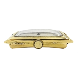 18ct gold wristwatch by Sapho Geneve import marks Glasgow 1924 length 3.8cm  